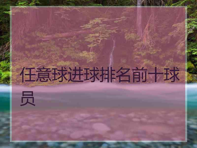 任意球进球排名前十球员