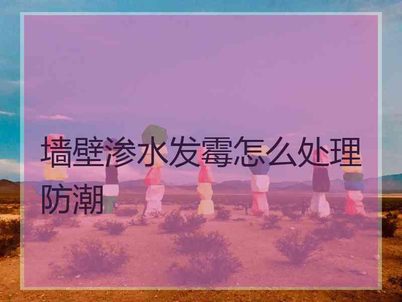 墙壁渗水发霉怎么处理防潮