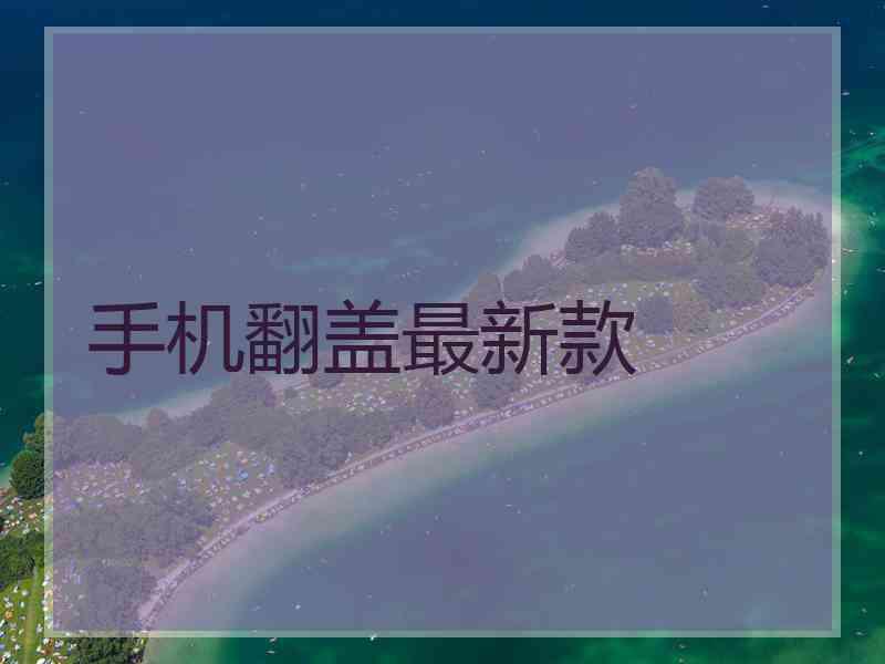 手机翻盖最新款