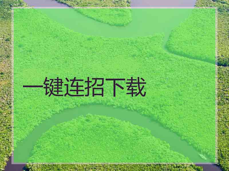 一键连招下载