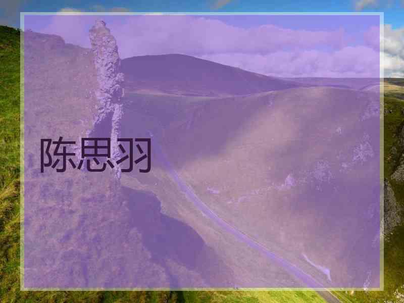 陈思羽