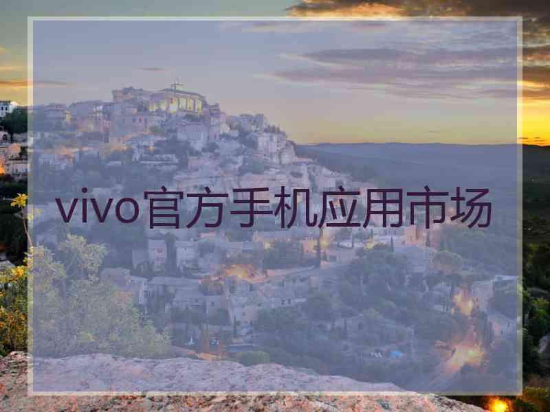 vivo官方手机应用市场