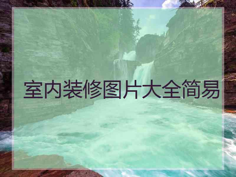 室内装修图片大全简易