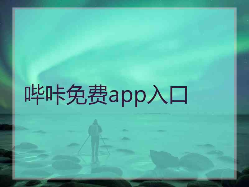哔咔免费app入口