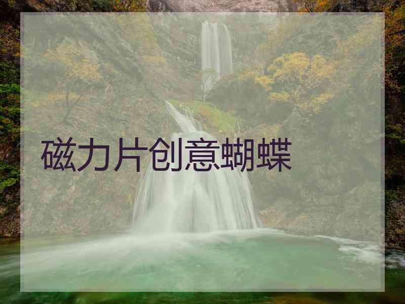 磁力片创意蝴蝶