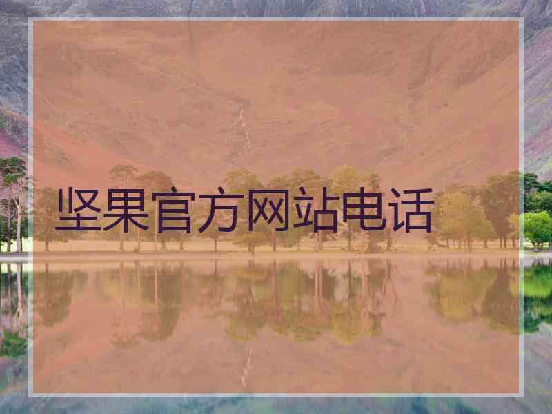坚果官方网站电话