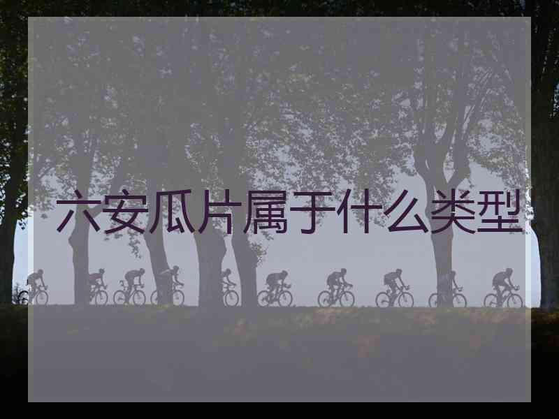 六安瓜片属于什么类型
