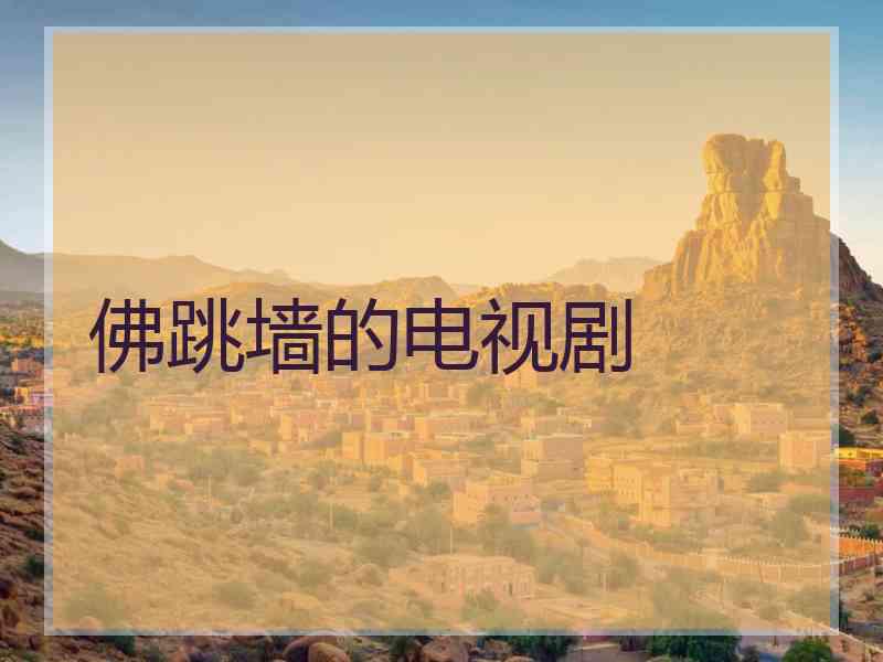 佛跳墙的电视剧