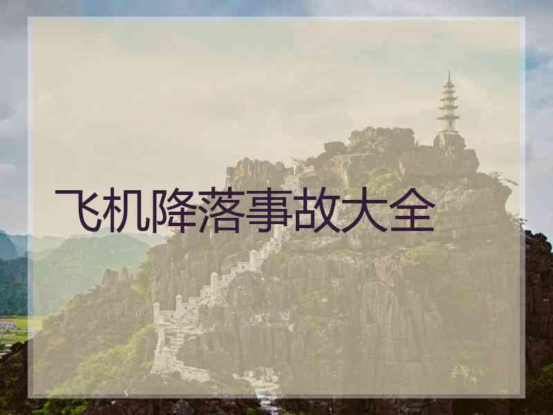 飞机降落事故大全