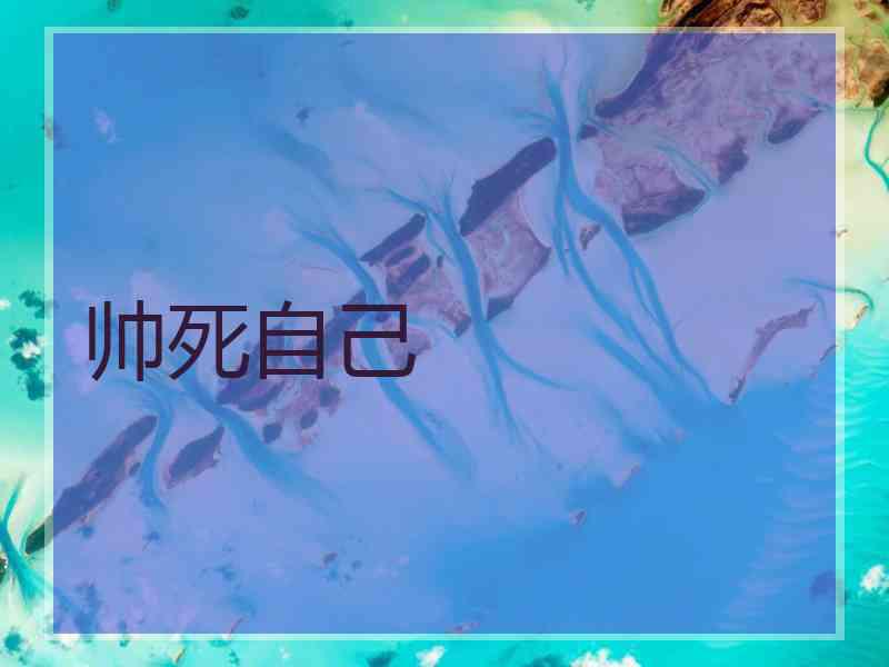帅死自己