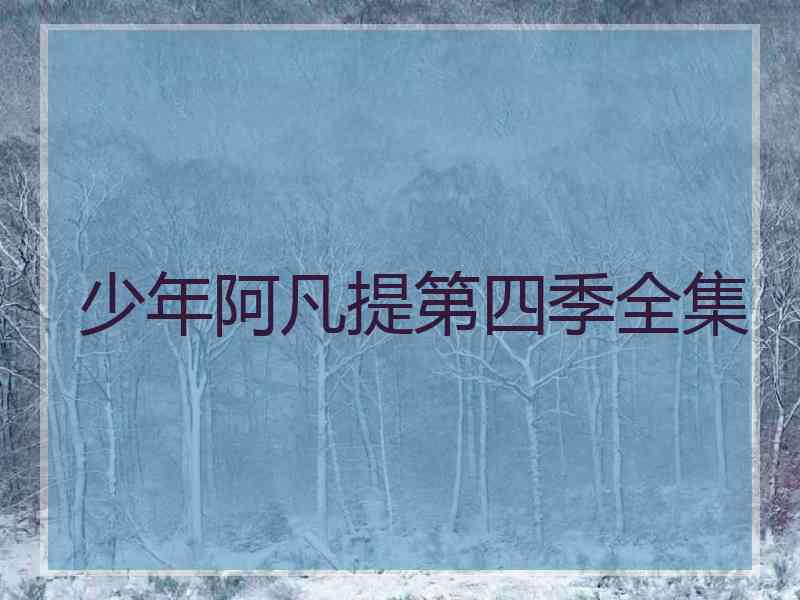 少年阿凡提第四季全集