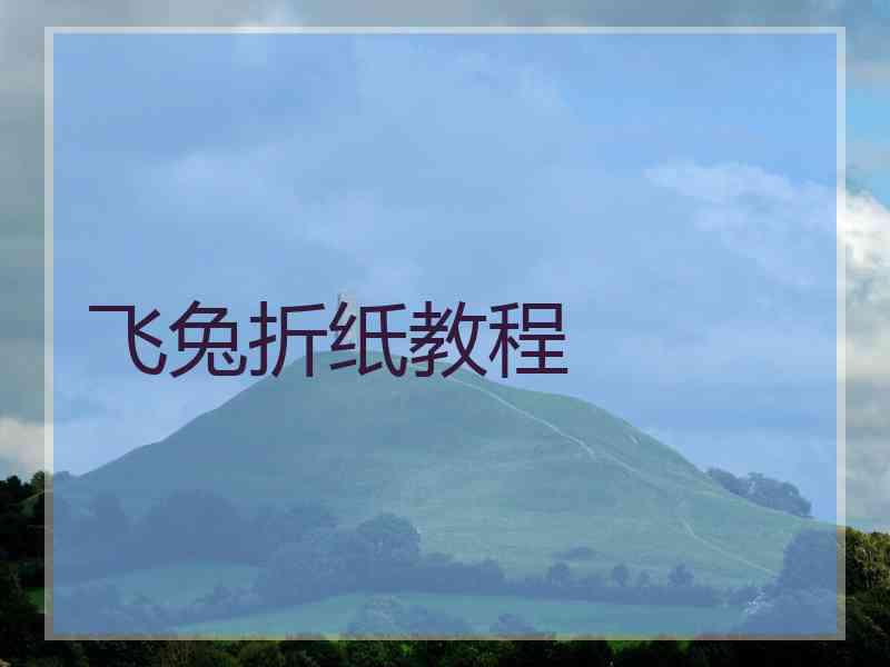 飞兔折纸教程