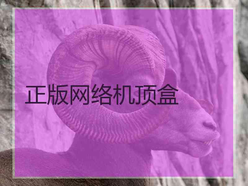正版网络机顶盒