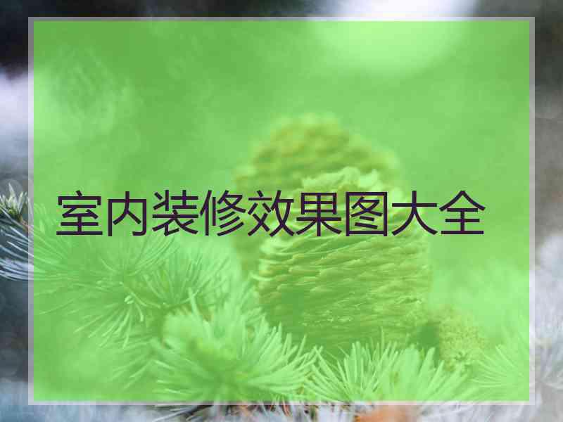 室内装修效果图大全