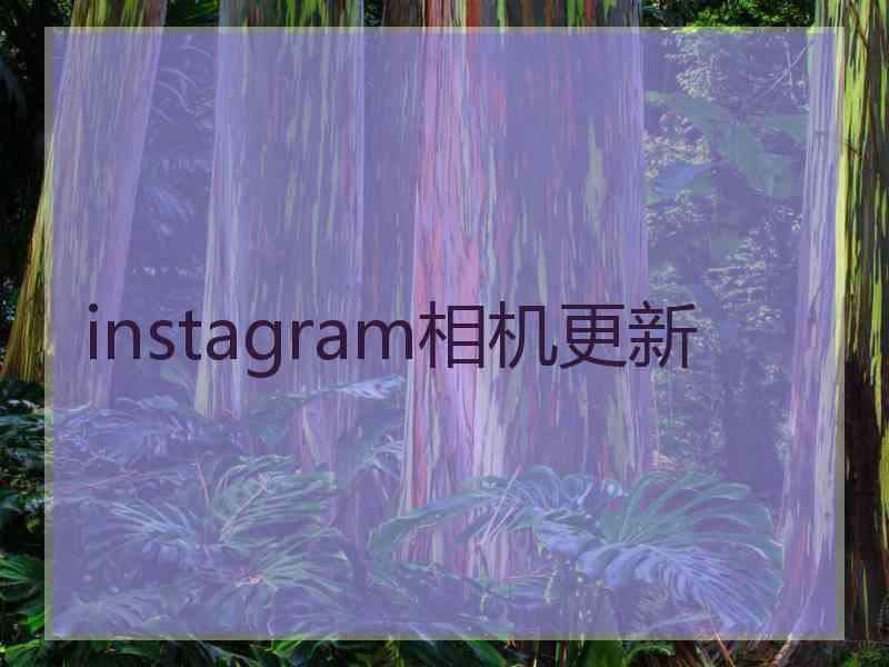 instagram相机更新