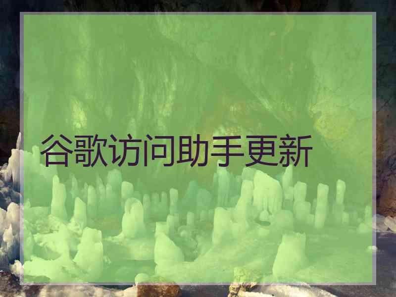 谷歌访问助手更新