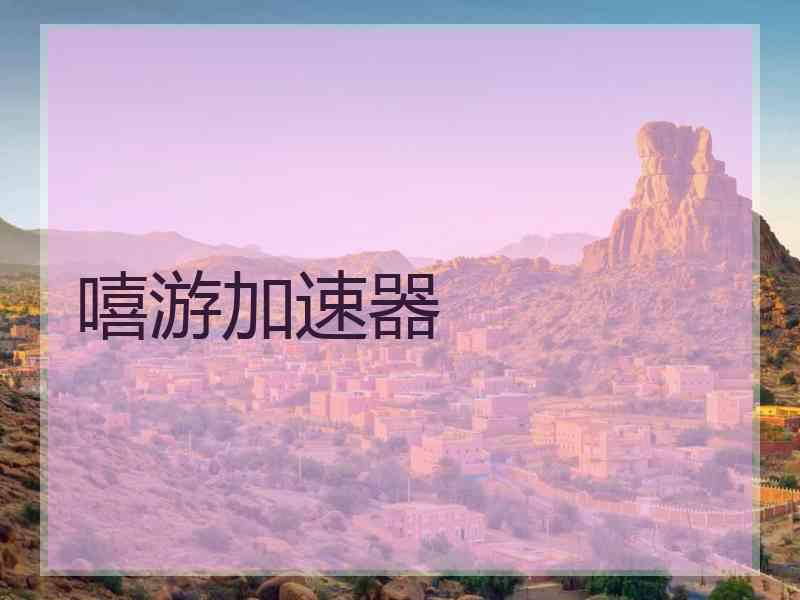 嘻游加速器
