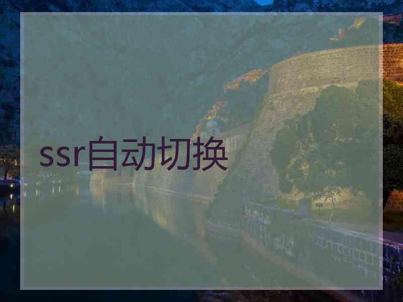 ssr自动切换