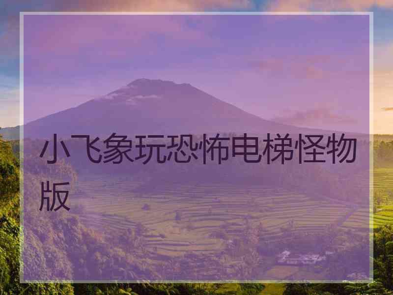小飞象玩恐怖电梯怪物版