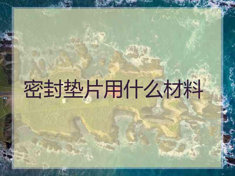 密封垫片用什么材料