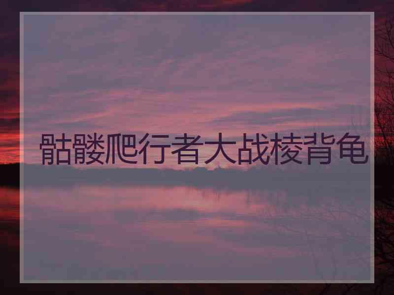 骷髅爬行者大战棱背龟