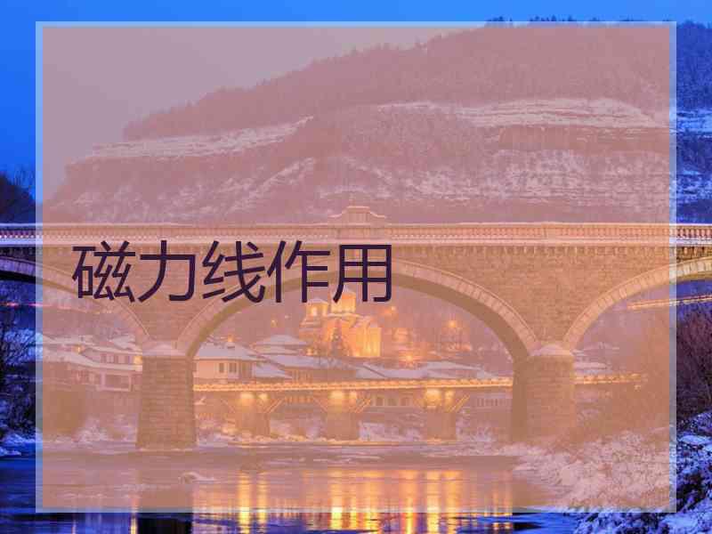 磁力线作用