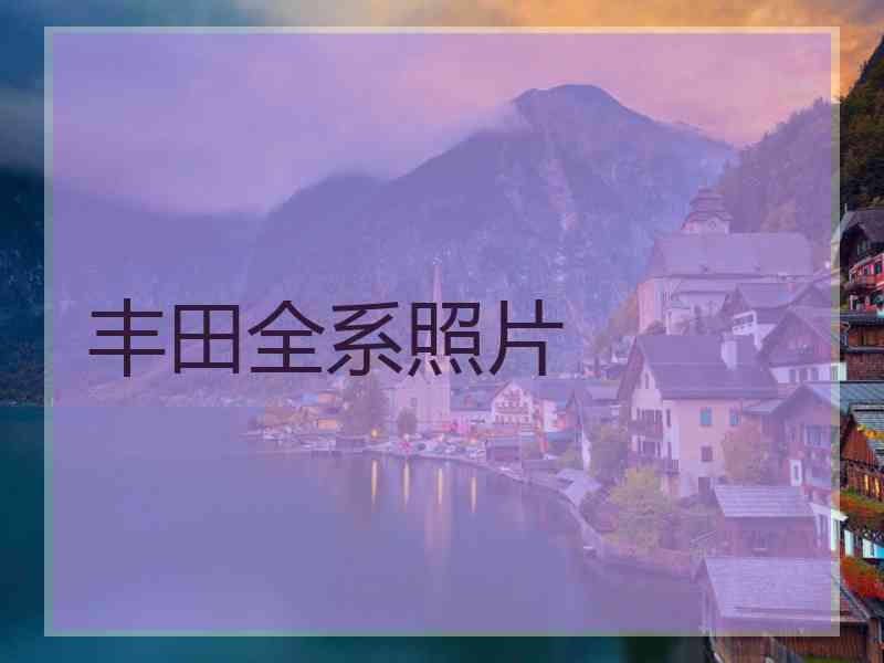 丰田全系照片