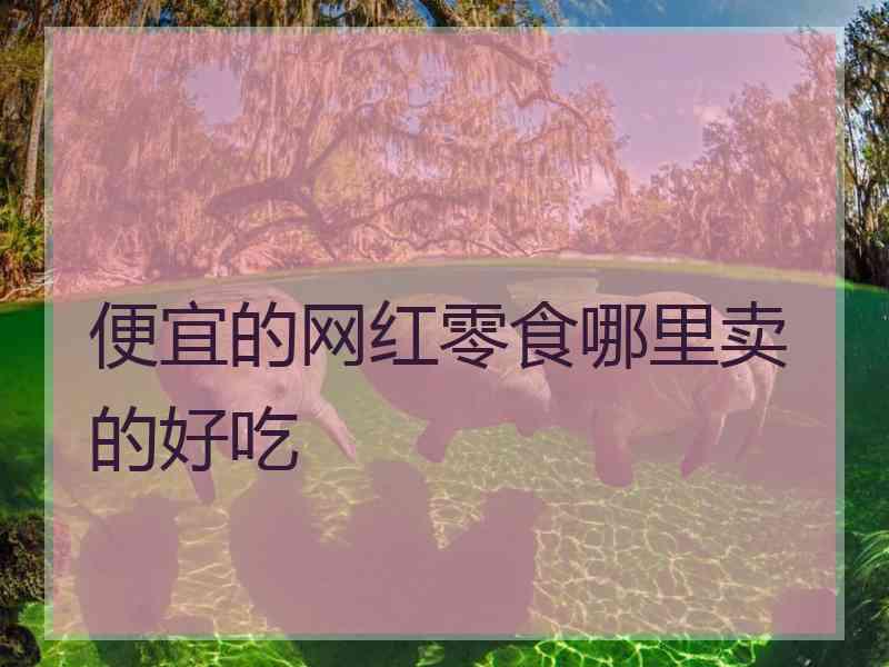 便宜的网红零食哪里卖的好吃