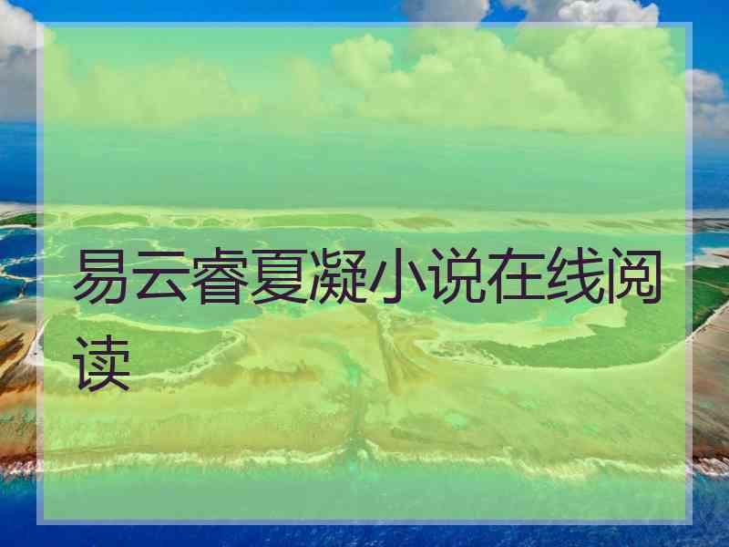 易云睿夏凝小说在线阅读
