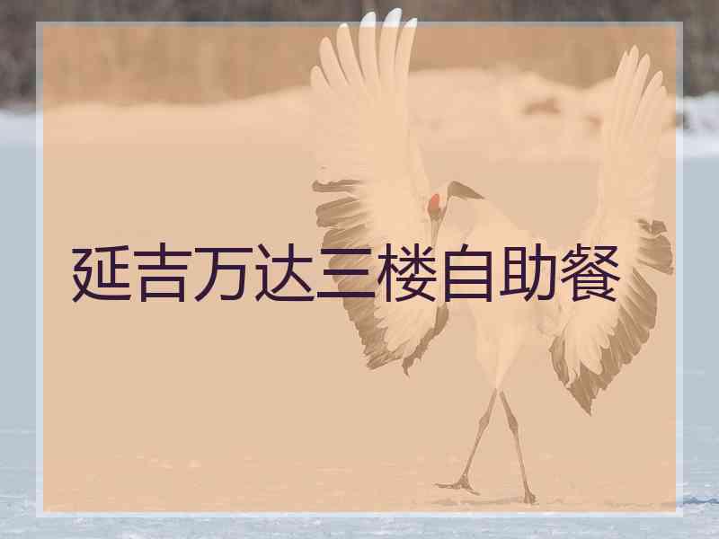 延吉万达三楼自助餐