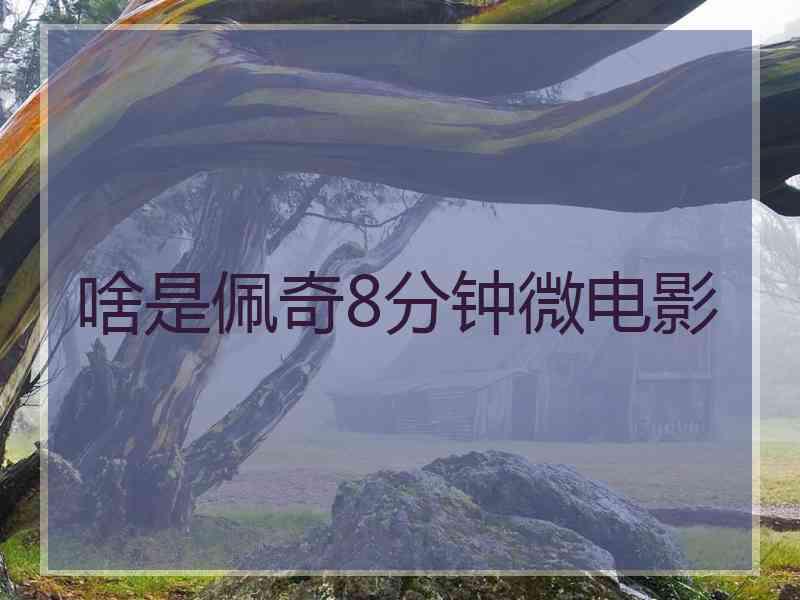 啥是佩奇8分钟微电影