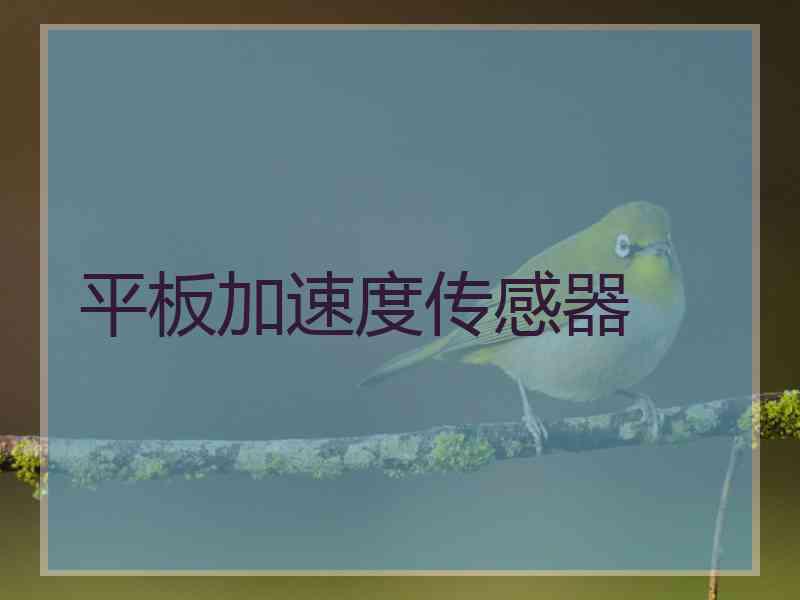 平板加速度传感器