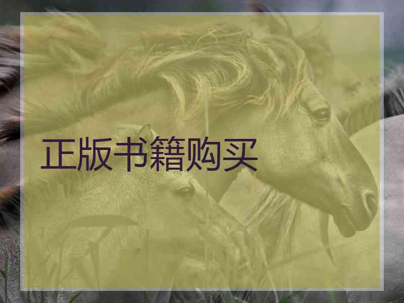正版书籍购买