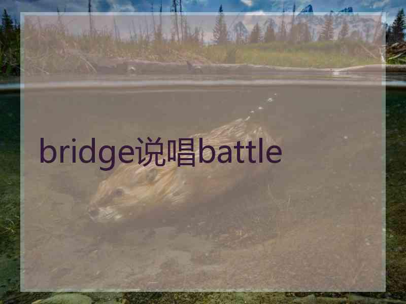 bridge说唱battle