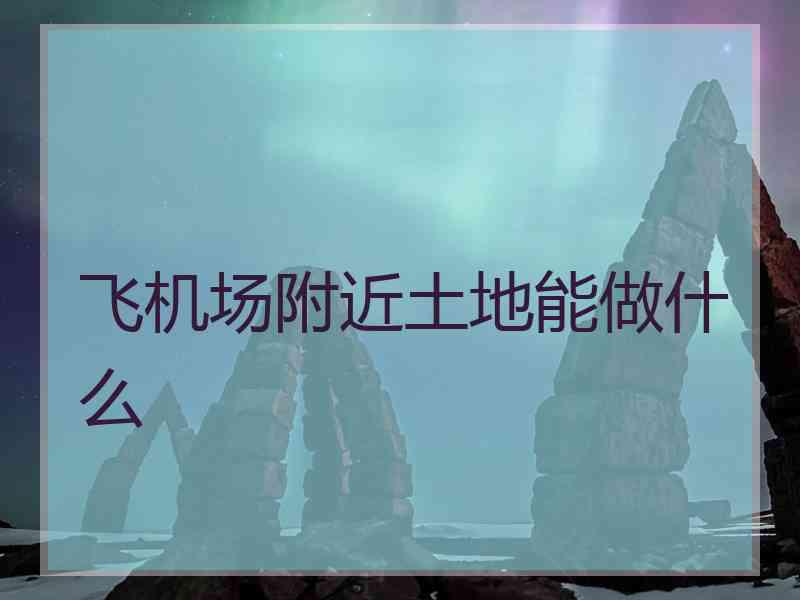 飞机场附近土地能做什么
