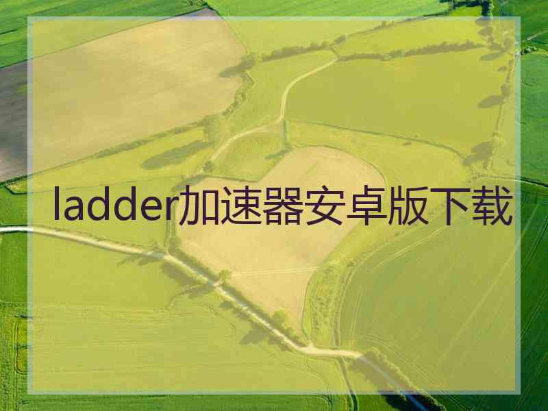 ladder加速器安卓版下载