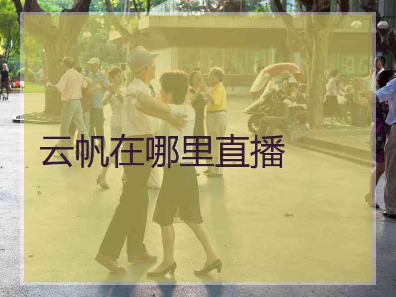 云帆在哪里直播