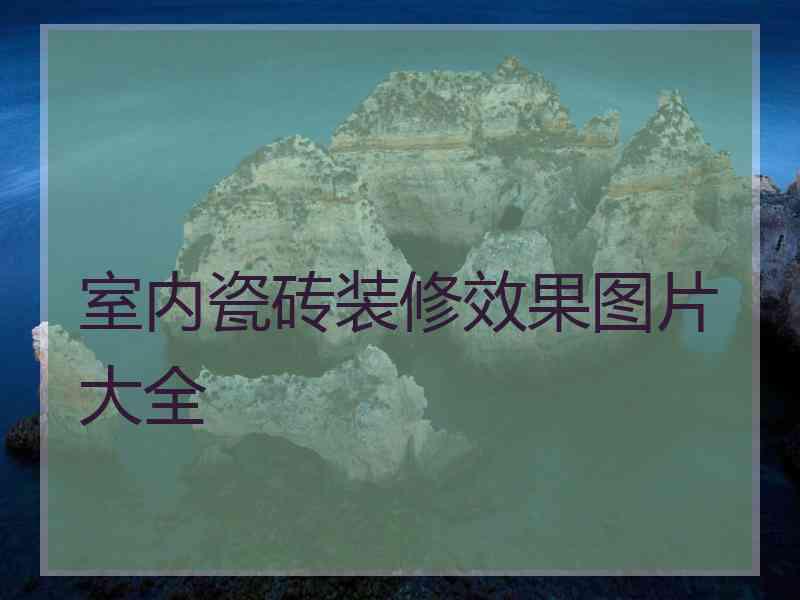 室内瓷砖装修效果图片大全