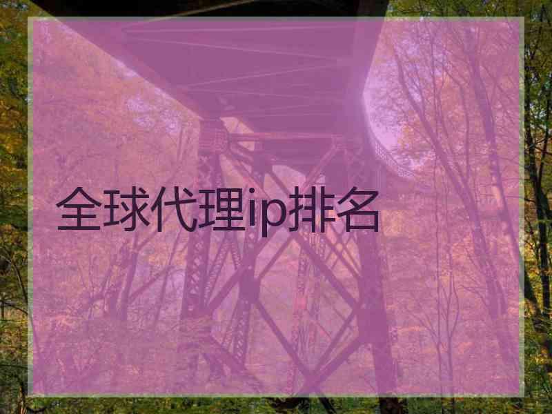 全球代理ip排名