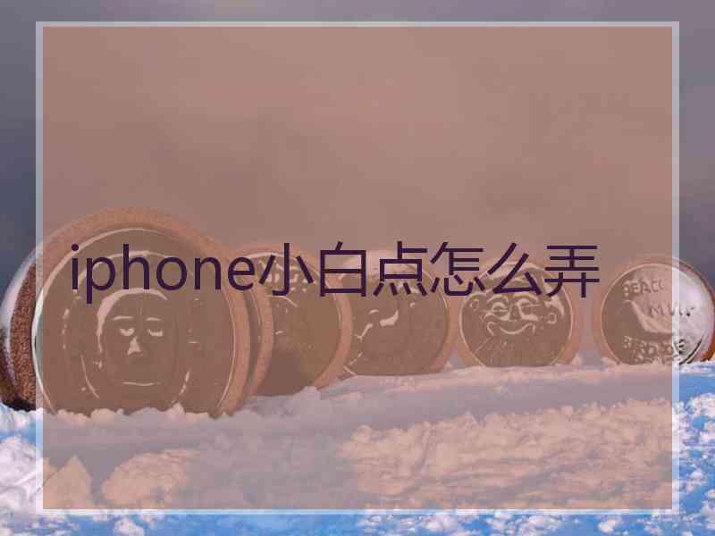 iphone小白点怎么弄