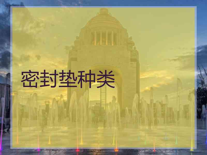 密封垫种类