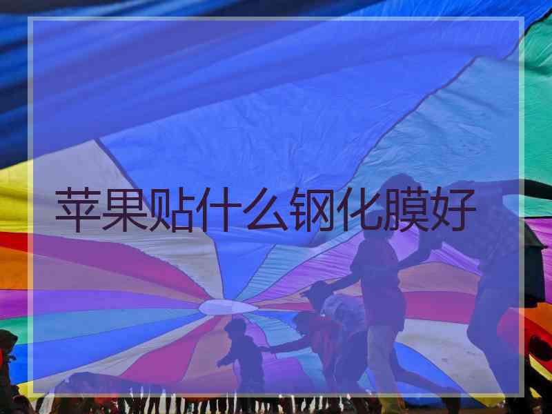 苹果贴什么钢化膜好