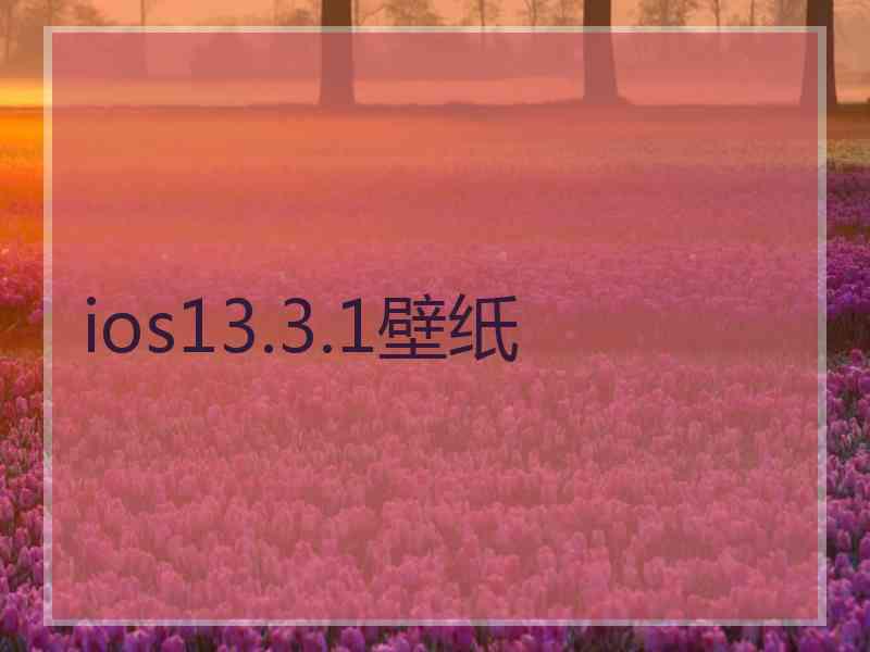ios13.3.1壁纸