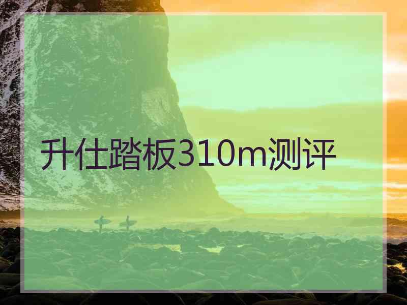 升仕踏板310m测评