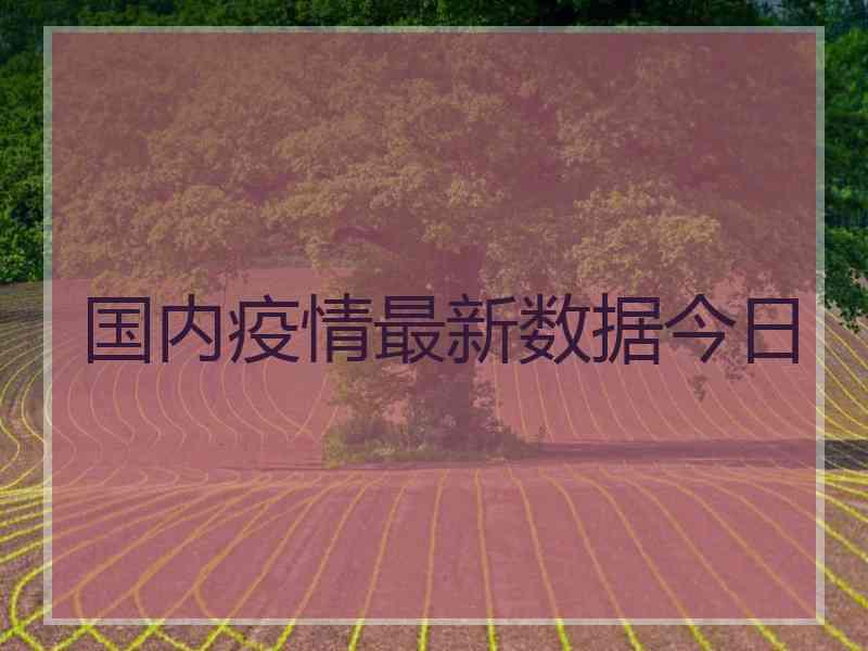 国内疫情最新数据今日