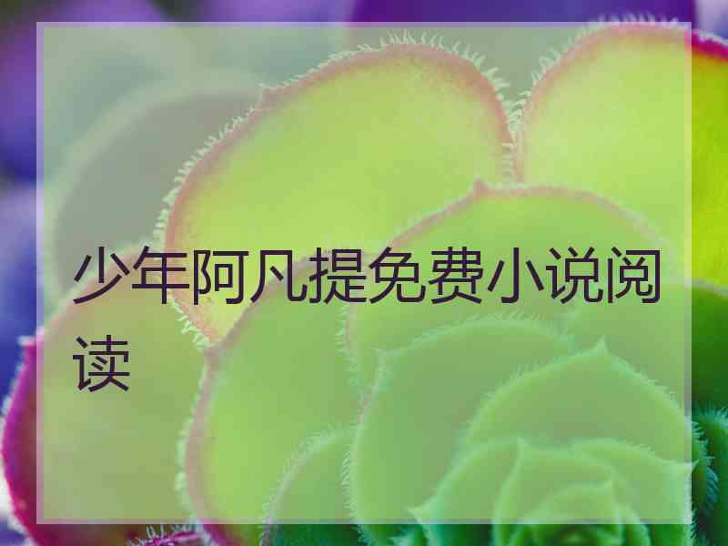 少年阿凡提免费小说阅读