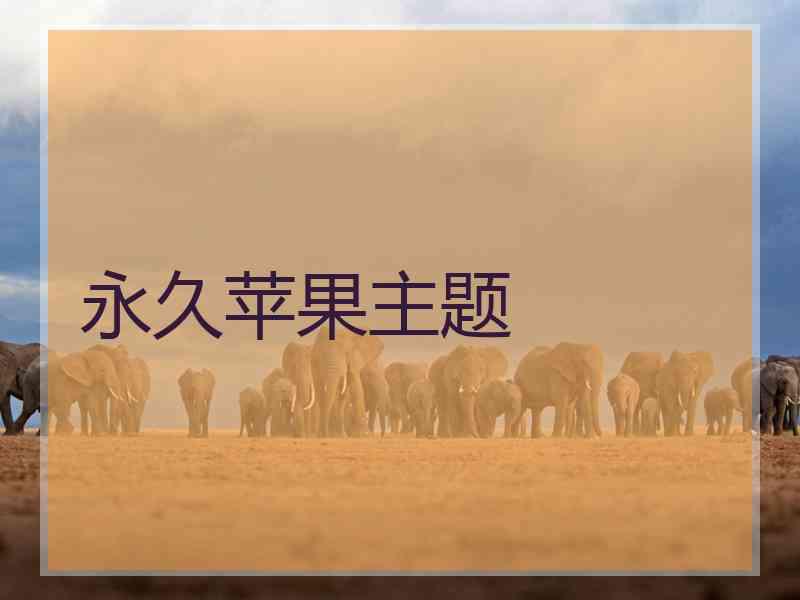 永久苹果主题