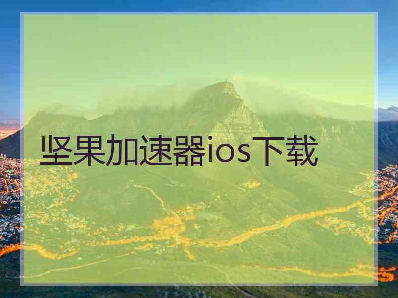 坚果加速器ios下载